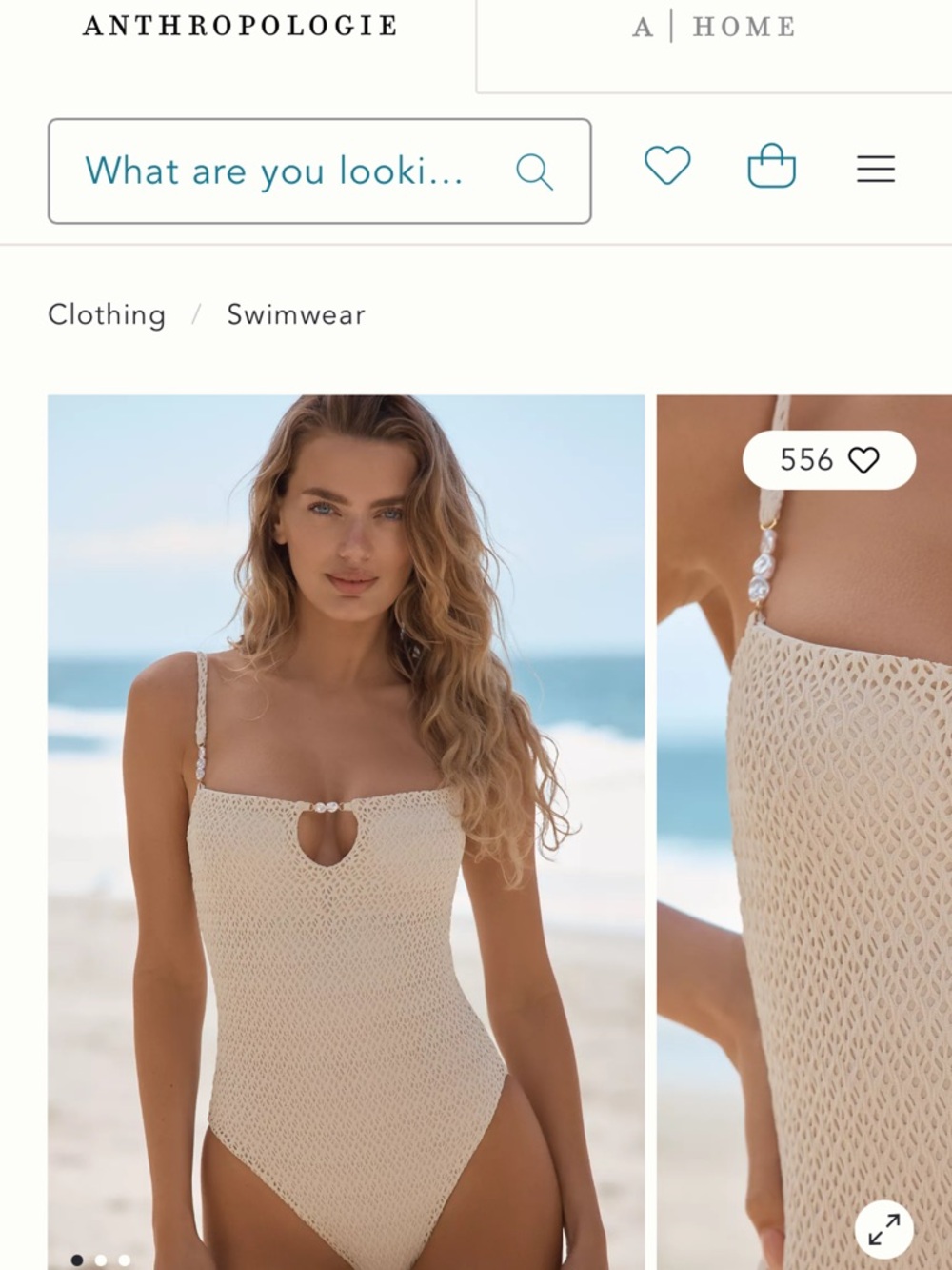 Anthropologie Palmacea Zoe One-Piece Swimsuit